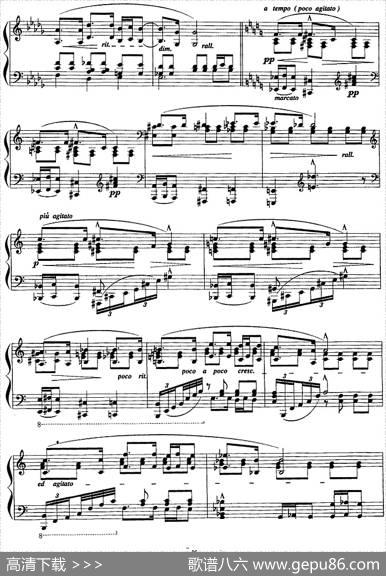 现代钢琴曲：22、练习曲（Op.4，No.3）|[波]卡罗尔·希曼诺夫斯基