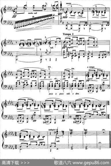现代钢琴曲：22、练习曲（Op.4，No.3）|[波]卡罗尔·希曼诺夫斯基
