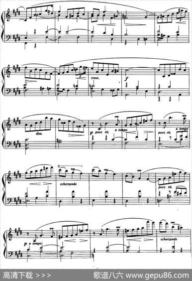 现代钢琴曲：24、玛祖卡（Op.25，No.4）|[俄]亚历山大·尼古拉耶维奇·斯克里亚宾