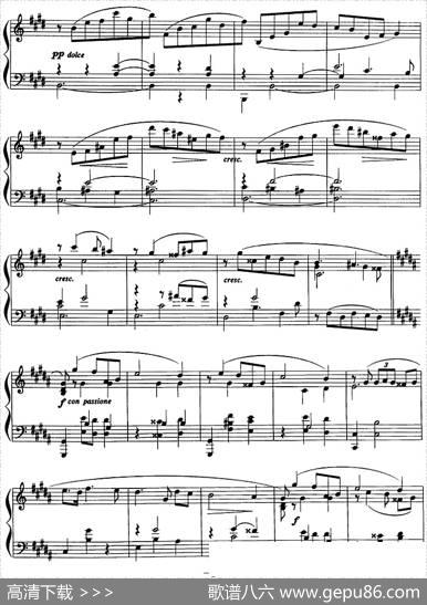 现代钢琴曲：24、玛祖卡（Op.25，No.4）|[俄]亚历山大·尼古拉耶维奇·斯克里亚宾