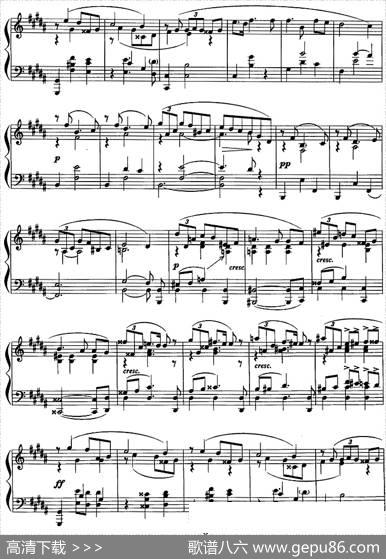 现代钢琴曲：24、玛祖卡（Op.25，No.4）|[俄]亚历山大·尼古拉耶维奇·斯克里亚宾