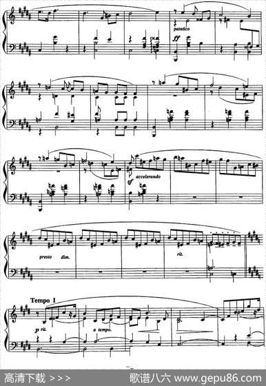 现代钢琴曲：24、玛祖卡（Op.25，No.4）|[俄]亚历山大·尼古拉耶维奇·斯克里亚宾