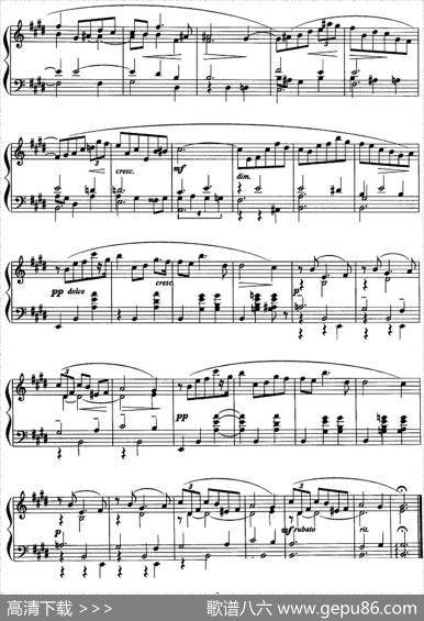 现代钢琴曲：24、玛祖卡（Op.25，No.4）|[俄]亚历山大·尼古拉耶维奇·斯克里亚宾