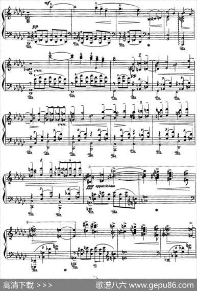 现代钢琴曲：26、哀歌（Op.3，No.1）|[俄]谢尔盖·瓦西里耶维奇·拉赫玛尼诺夫