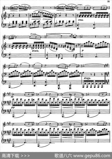 NOCTURNE（夜曲）（布格缪勒作曲版）（小提琴+钢琴伴奏）|BURGMULLER（布格缪勒）