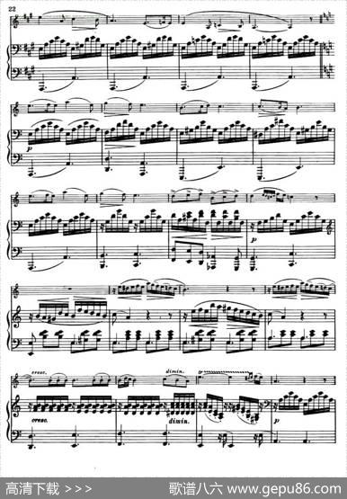 NOCTURNE（夜曲）（布格缪勒作曲版）（小提琴+钢琴伴奏）|BURGMULLER（布格缪勒）