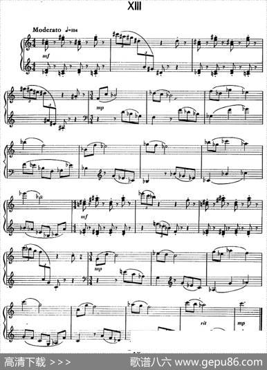 钢琴简易练习曲十六首（丁善德作品三十一号）