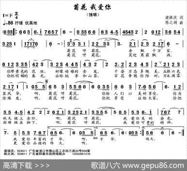 菊花我爱你 - 梁保庆|陈之洞