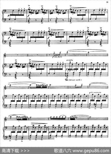 SuiteofSpanishFolksongs4、POLO（小提琴+钢琴伴奏）|法利亚