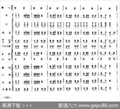 山村来了售货员（总谱）|张晓峰