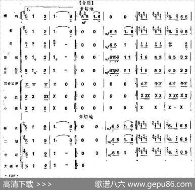 山村来了售货员（总谱）|张晓峰