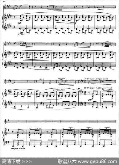 SuiteofSpanishFolksongs6、JOTA（小提琴+钢琴伴奏）|法利亚