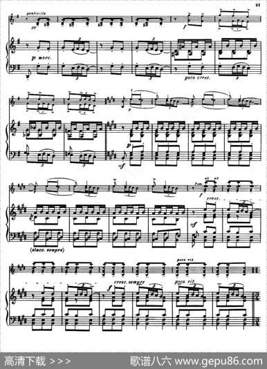 SuiteofSpanishFolksongs6、JOTA（小提琴+钢琴伴奏）|法利亚