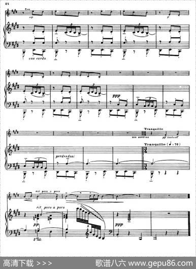 SuiteofSpanishFolksongs6、JOTA（小提琴+钢琴伴奏）|法利亚