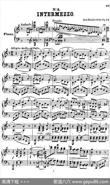 舞会LeBalOp.14（No.5）|安东·鲁宾斯坦