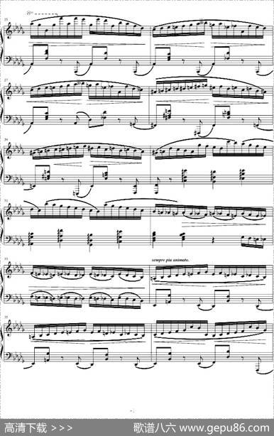 前奏曲（第16首）|肖邦作曲、半壁制谱