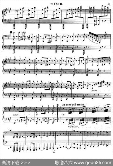 Chaconnefor2PianosOp.150（双钢琴第二钢琴）|约瑟夫·乔西姆·拉夫