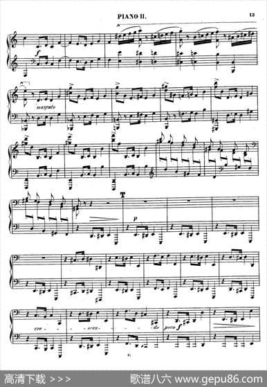 Chaconnefor2PianosOp.150（双钢琴第二钢琴）|约瑟夫·乔西姆·拉夫