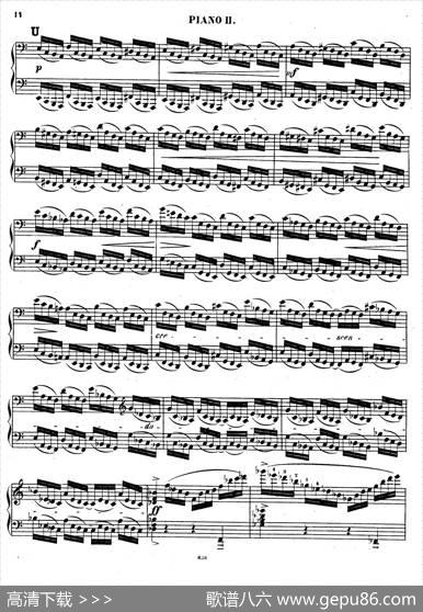 Chaconnefor2PianosOp.150（双钢琴第二钢琴）|约瑟夫·乔西姆·拉夫