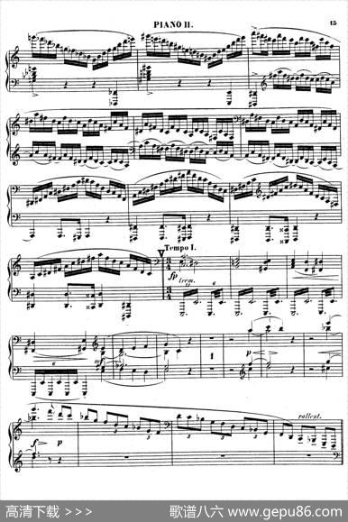 Chaconnefor2PianosOp.150（双钢琴第二钢琴）|约瑟夫·乔西姆·拉夫