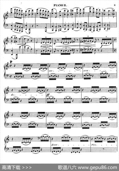 Chaconnefor2PianosOp.150（双钢琴第二钢琴）|约瑟夫·乔西姆·拉夫