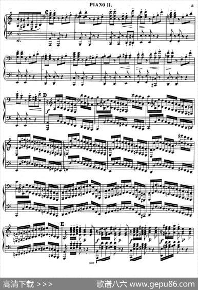 Chaconnefor2PianosOp.150（双钢琴第二钢琴）|约瑟夫·乔西姆·拉夫