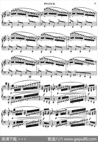 Chaconnefor2PianosOp.150（双钢琴第二钢琴）|约瑟夫·乔西姆·拉夫