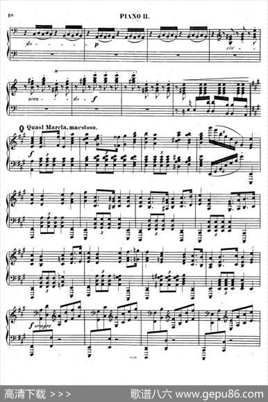 Chaconnefor2PianosOp.150（双钢琴第二钢琴）|约瑟夫·乔西姆·拉夫