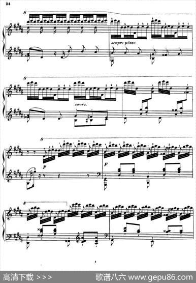 PaganiniEtudesNo.3inG#（6首帕格尼尼大练习曲之Ⅲ）|弗兰茨·李斯特