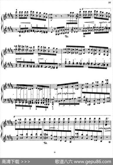 PaganiniEtudesNo.3inG#（6首帕格尼尼大练习曲之Ⅲ）|弗兰茨·李斯特