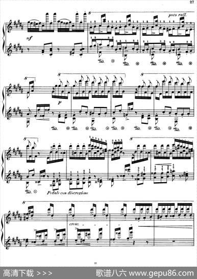 PaganiniEtudesNo.3inG#（6首帕格尼尼大练习曲之Ⅲ）|弗兰茨·李斯特
