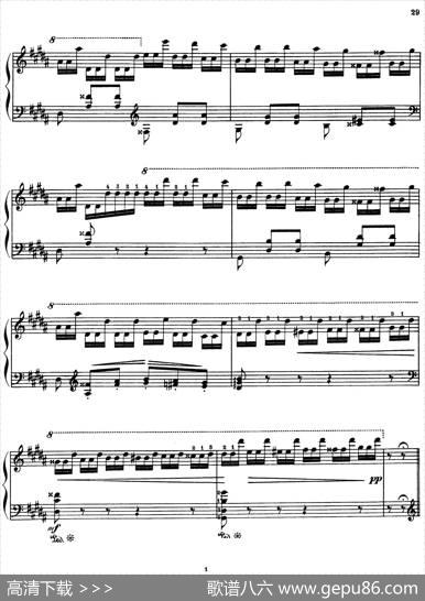 PaganiniEtudesNo.3inG#（6首帕格尼尼大练习曲之Ⅲ）|弗兰茨·李斯特