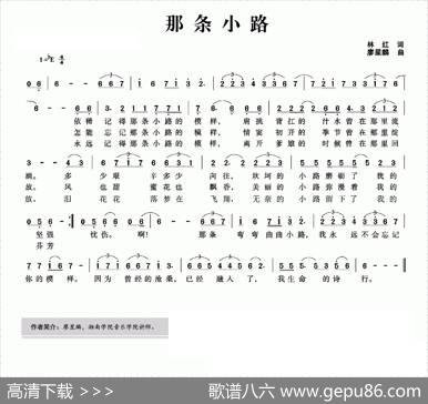 那条小路（林红词廖星麟曲） - 林红|廖星麟