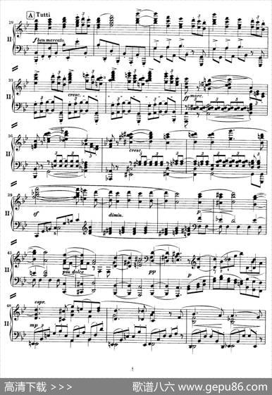 降B大调第二钢琴协奏曲（P1——10）|约翰内斯·勃拉姆斯