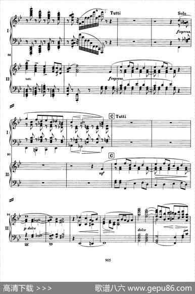 降B大调第二钢琴协奏曲（P1——10）|约翰内斯·勃拉姆斯