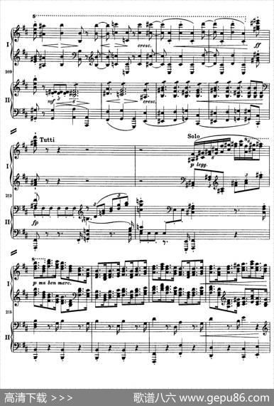 降B大调第二钢琴协奏曲（P11——20）|约翰内斯·勃拉姆斯