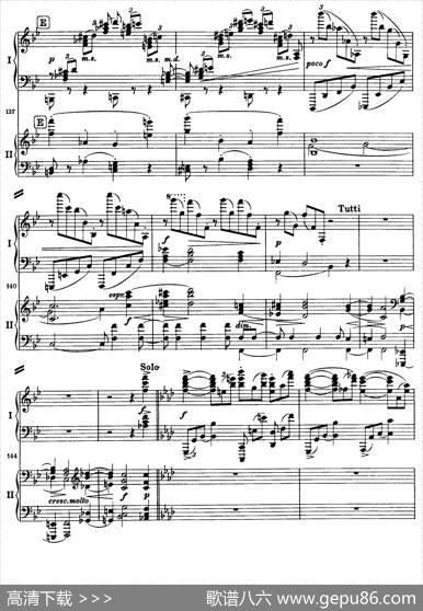 降B大调第二钢琴协奏曲（P11——20）|约翰内斯·勃拉姆斯