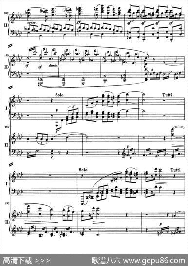 降B大调第二钢琴协奏曲（P11——20）|约翰内斯·勃拉姆斯