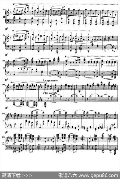 降B大调第二钢琴协奏曲（P41——50）|约翰内斯·勃拉姆斯