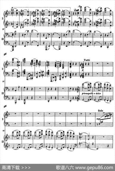 降B大调第二钢琴协奏曲（P41——50）|约翰内斯·勃拉姆斯