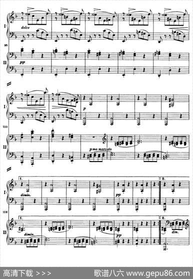 降B大调第二钢琴协奏曲（P41——50）|约翰内斯·勃拉姆斯