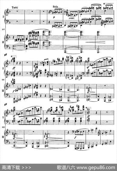 降B大调第二钢琴协奏曲（P41——50）|约翰内斯·勃拉姆斯
