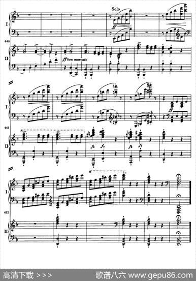 降B大调第二钢琴协奏曲（P61——70）|约翰内斯·勃拉姆斯