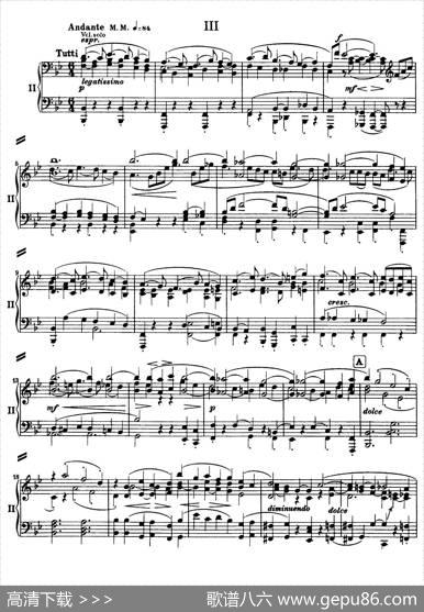 降B大调第二钢琴协奏曲（P61——70）|约翰内斯·勃拉姆斯