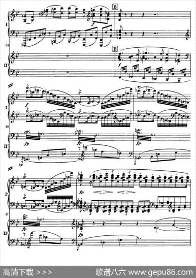 降B大调第二钢琴协奏曲（P61——70）|约翰内斯·勃拉姆斯