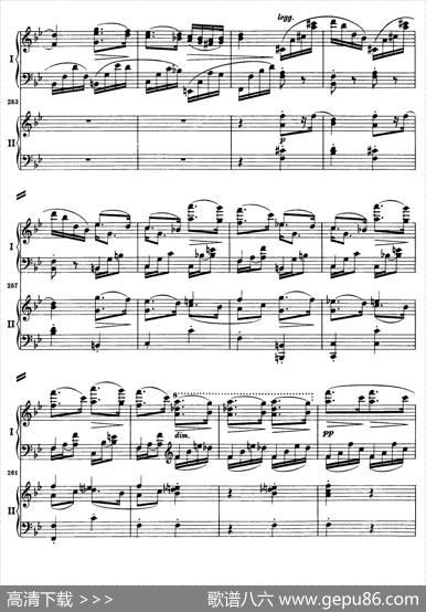降B大调第二钢琴协奏曲（P81——90）|约翰内斯·勃拉姆斯
