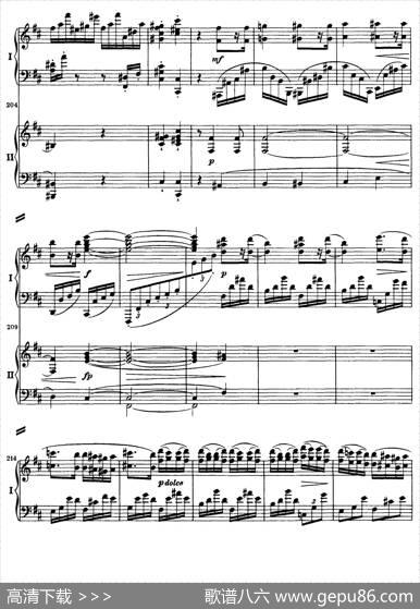降B大调第二钢琴协奏曲（P81——90）|约翰内斯·勃拉姆斯