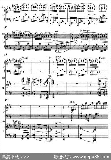 降B大调第二钢琴协奏曲（P81——90）|约翰内斯·勃拉姆斯