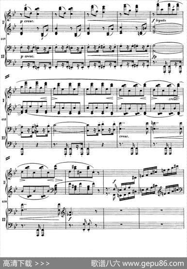 降B大调第二钢琴协奏曲（P91——104）|约翰内斯·勃拉姆斯
