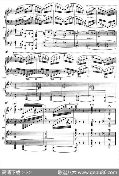 降B大调第二钢琴协奏曲（P91——104）|约翰内斯·勃拉姆斯